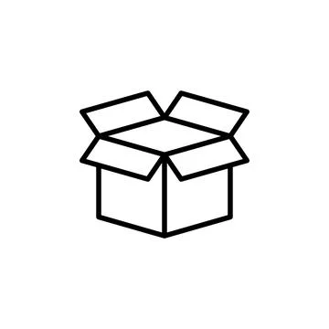 Box icon vector. box vector icon, package, parcel 스톡 일러스트