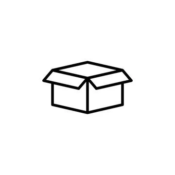 Box icon vector. box vector icon, package, parcel 스톡 일러스트
