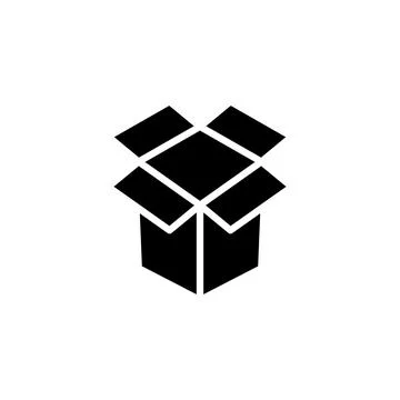 Box icon vector illustration. box sign and symbol, parcel, package Illustrazione stock