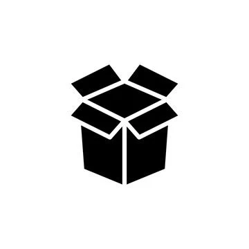 Box icon vector illustration. box sign and symbol, parcel, package Illustrazione stock