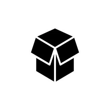 Box icon vector illustration. box sign and symbol, parcel, package Stock Illustration