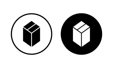 Box icon vector illustration. box sign and symbol, parcel, package Stock Illustration