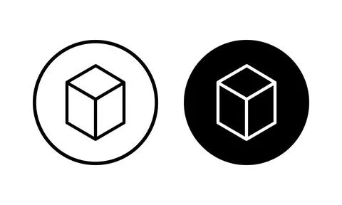 Box icon vector illustration. box sign and symbol, parcel, package Stock Illustration