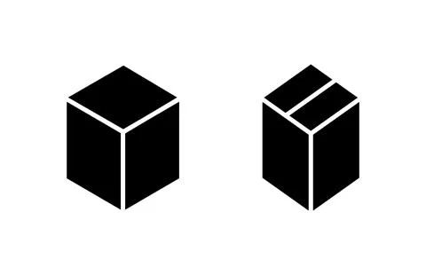 Box icon vector illustration. box sign and symbol, parcel, package Illustrazione stock