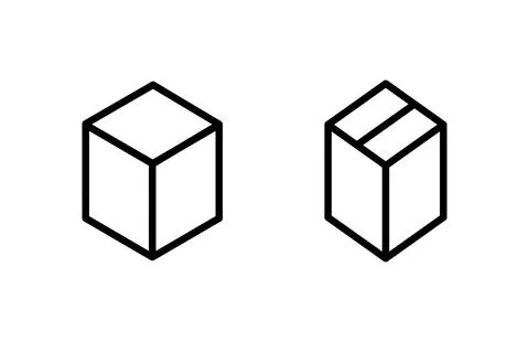 Box icon vector illustration. box sign and symbol, parcel, package Stock Illustration