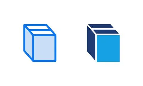 Box icon vector illustration. box sign and symbol, parcel, package 库存插图