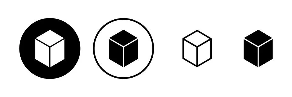 Box icon vector illustration. box sign and symbol, parcel, package Stock Illustration