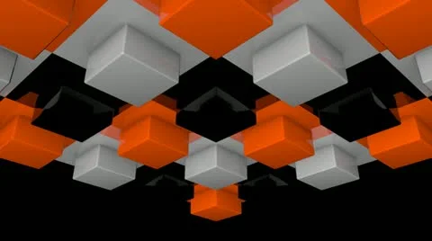 Box illumination array with alpha Stock Footage 22253929