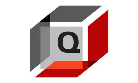 Box Initial Q Stock-Illustration