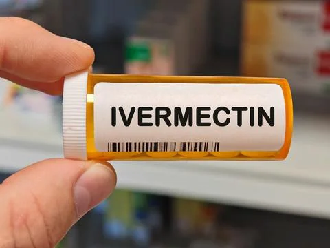 Box of IVERMECTIN in pharmacy Stock Photos