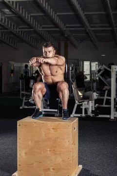 Box jumping Stock Photos