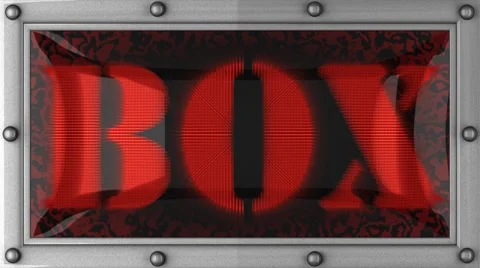 Box on led Stock Footage 8683178