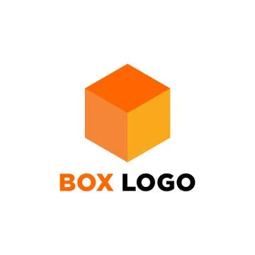 Box logo vector simple Stock Illustration