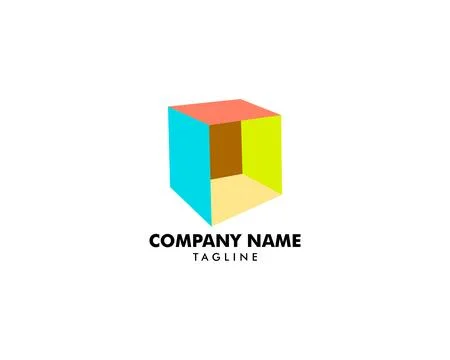 Box Logo Vector Template Stock Illustration