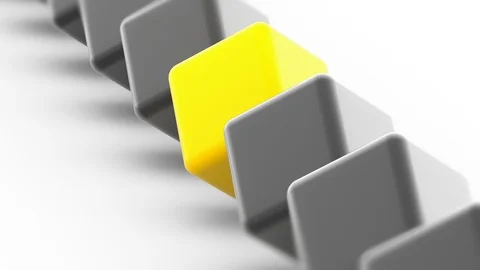 The box. Looping footage has 4K resolution. Prores 4444. 3D Illustration. Stock Footage 99433441