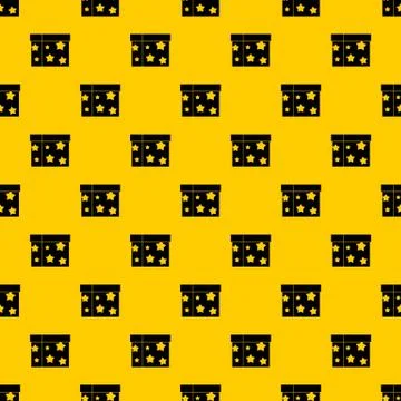 Box magician pattern vector Illustrazione stock