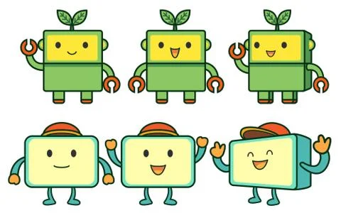 Box Mascot Illustrazione stock