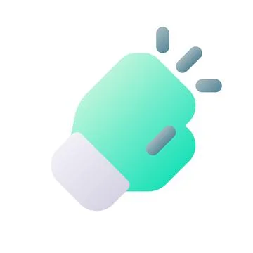 Box match pixel perfect flat gradient two-color ui icon Stock-Illustration