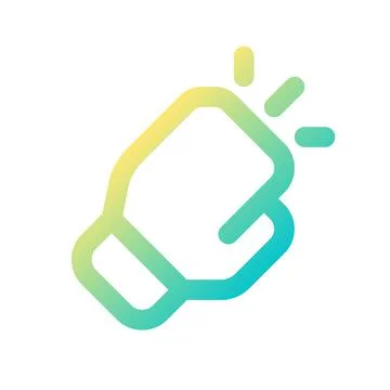 Box match pixel perfect gradient linear ui icon 스톡 일러스트