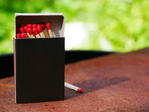 A box of matches Stock Photos