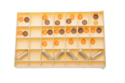 Box for medications Stock Photos