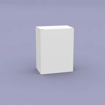 Box mockup for product packaging. On clean background Stock Illustration