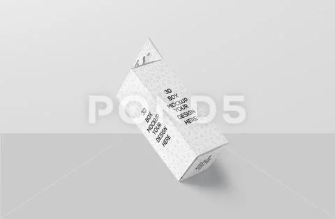 Box-mockup-small-rectangle-size-with-hanger-04 PSD Template