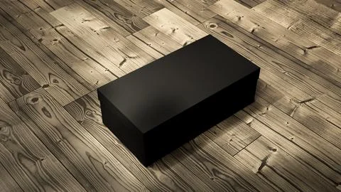 Box Mockups blank packaging box 3d rendering Stock Photos