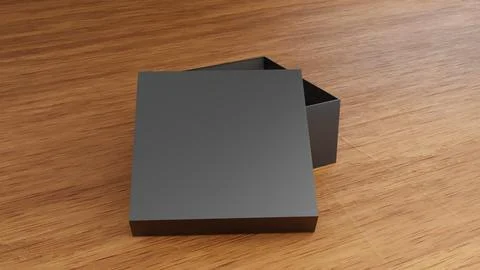 Box Mockups blank packaging boxe 3d rendering Stock Photos