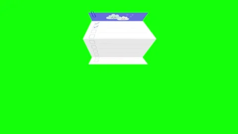 Box Moving with Piece on Chroma Key for Compositing Stock-Footage 337990446