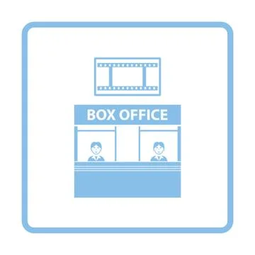 Box office icon Stock Illustration