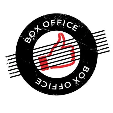 Box Office rubber stamp Stock Illustration