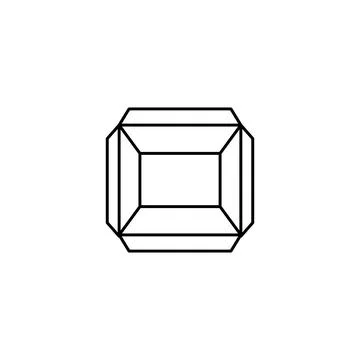 Box opened icon. Simple line, outline vector of packaging icons for ui and ux Stockillustratie