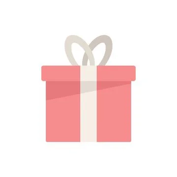 Box pack icon flat vector. Delivery box Stock Illustration