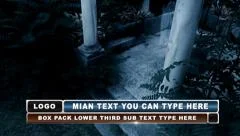 Box Pack Lower Third Stock After Effects