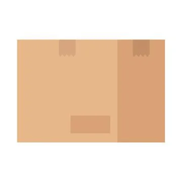 Box package cargo isolated icon 스톡 일러스트