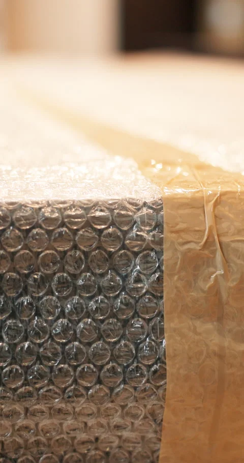 Box, packaging and stock protection in shipping for supply chain, delivery Stock Footage 340895357