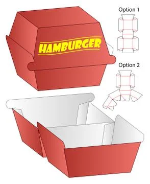 Box packaging die cut template design. 3d mock-up Stock Illustration
