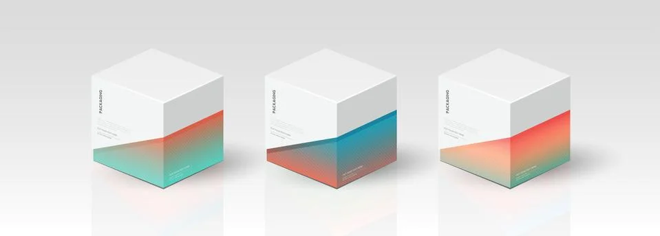 Box, packaging template for product vector design, vector illustration Stock-Illustration