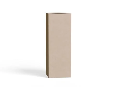 Box packaging white background cardboard paper with realistic texture (2) Illustrazione stock
