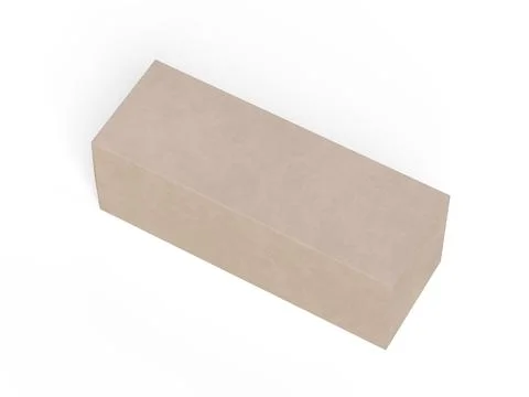 Box packaging white background cardboard paper with realistic texture (4) Illustrazione stock