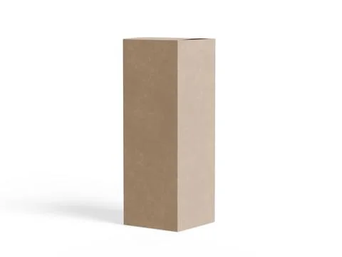 Box packaging white background cardboard paper with realistic texture (1) Illustrazione stock