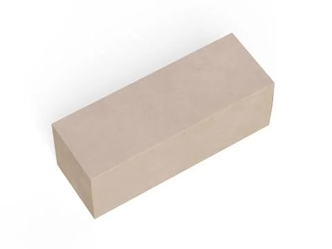 Box packaging white background cardboard paper with realistic texture (5) Illustrazione stock