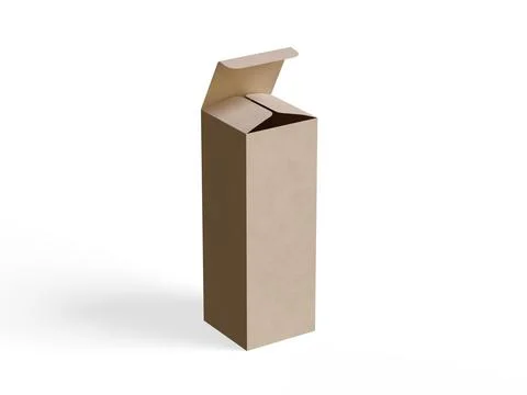 Box packaging white background cardboard paper with realistic texture (21) Illustrazione stock