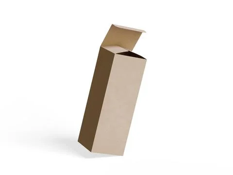 Box packaging white background cardboard paper with realistic texture (28) Illustrazione stock