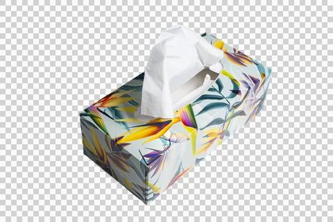 A box of paper tissues Stock Photos
