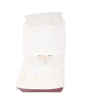 Box paperboard blank empty Stock Photos