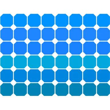 Box pattern modern template with blue Illustrazione stock
