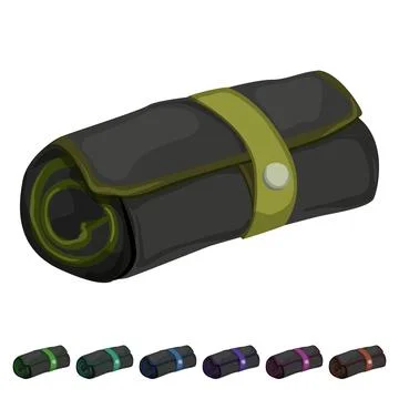 Box pencil case cartoon vector graphic Stock Illustration