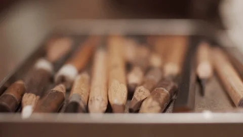 Box of pencils 動画素材 122324671